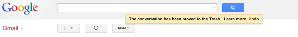 Gmail feedback