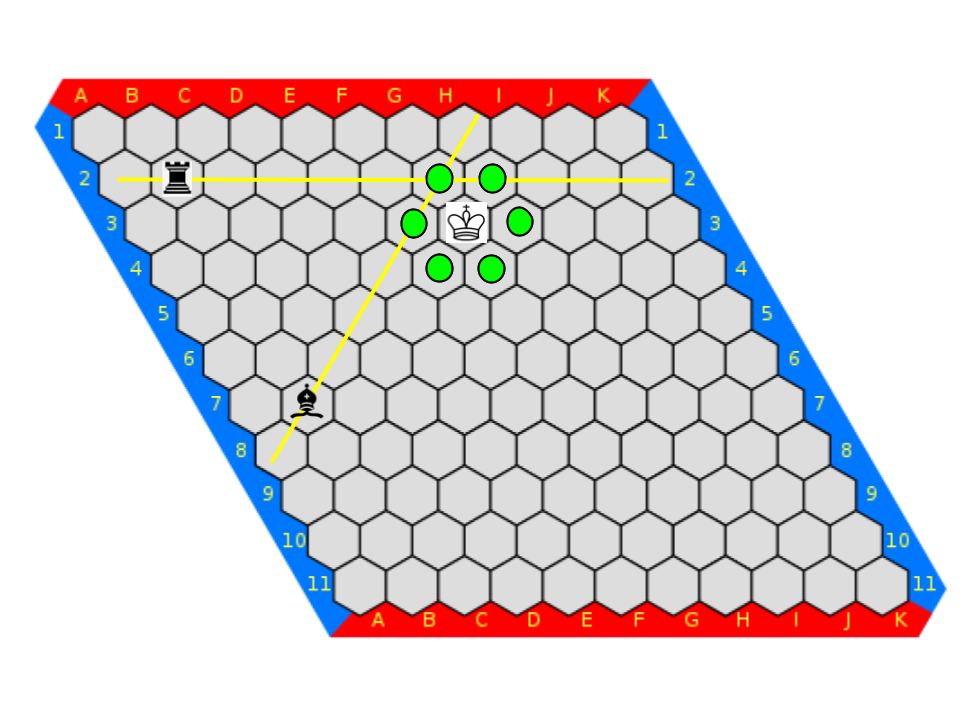 hex board with hexagonal tiles