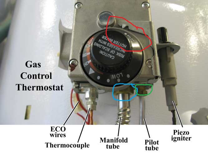 Water heater thermostat