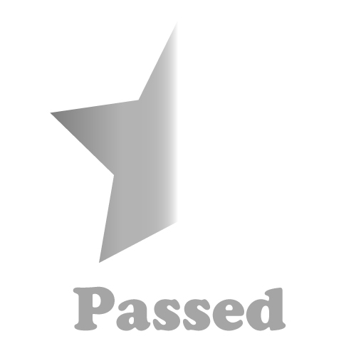 Pass Icon Half Star