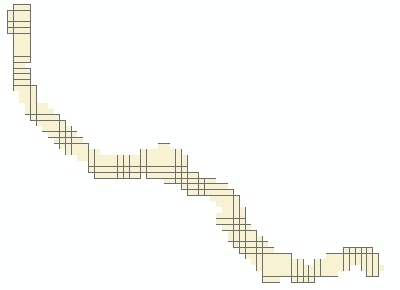 grid of polygons