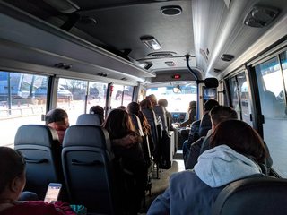 bus from inside