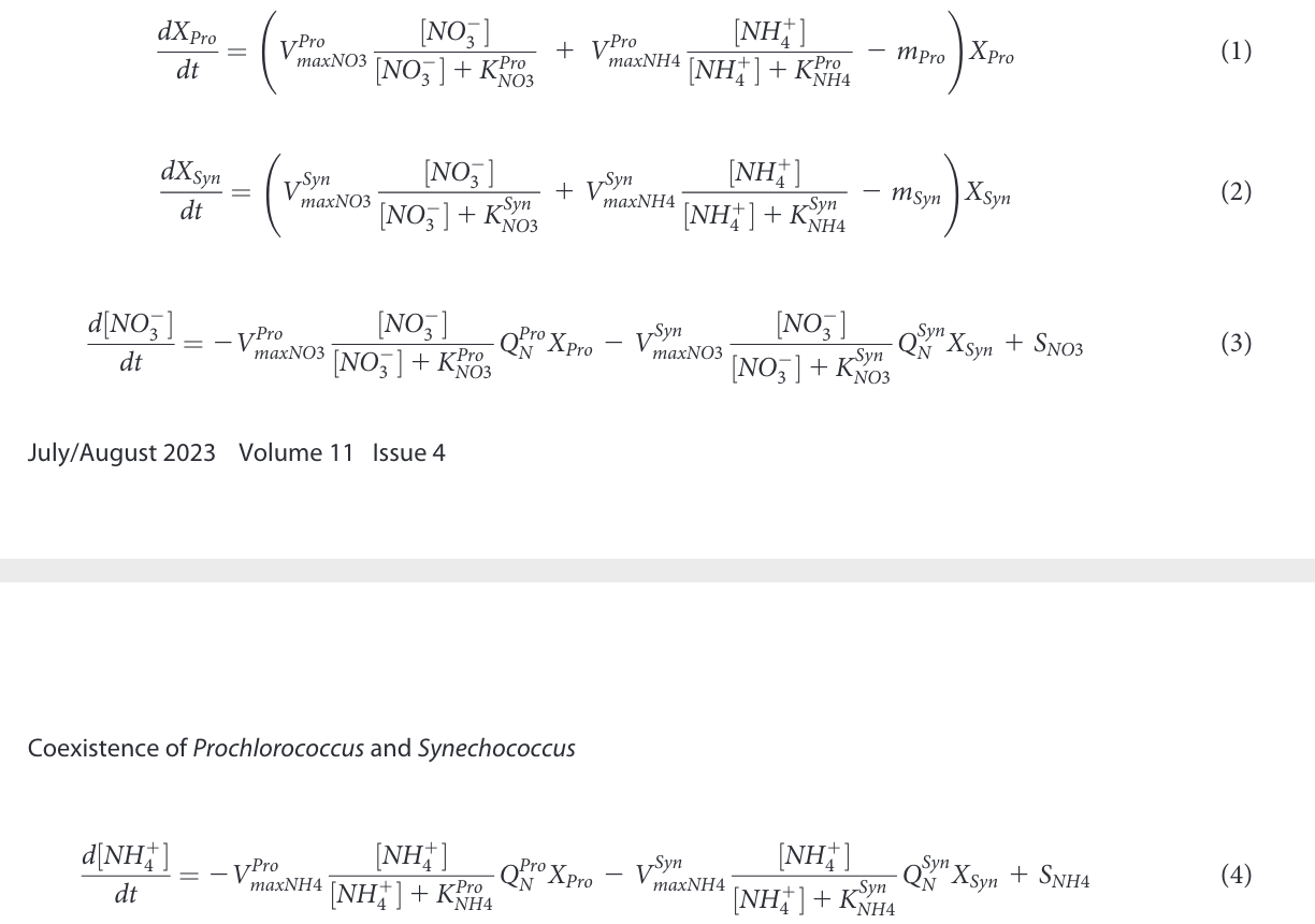 The model with 4 variables