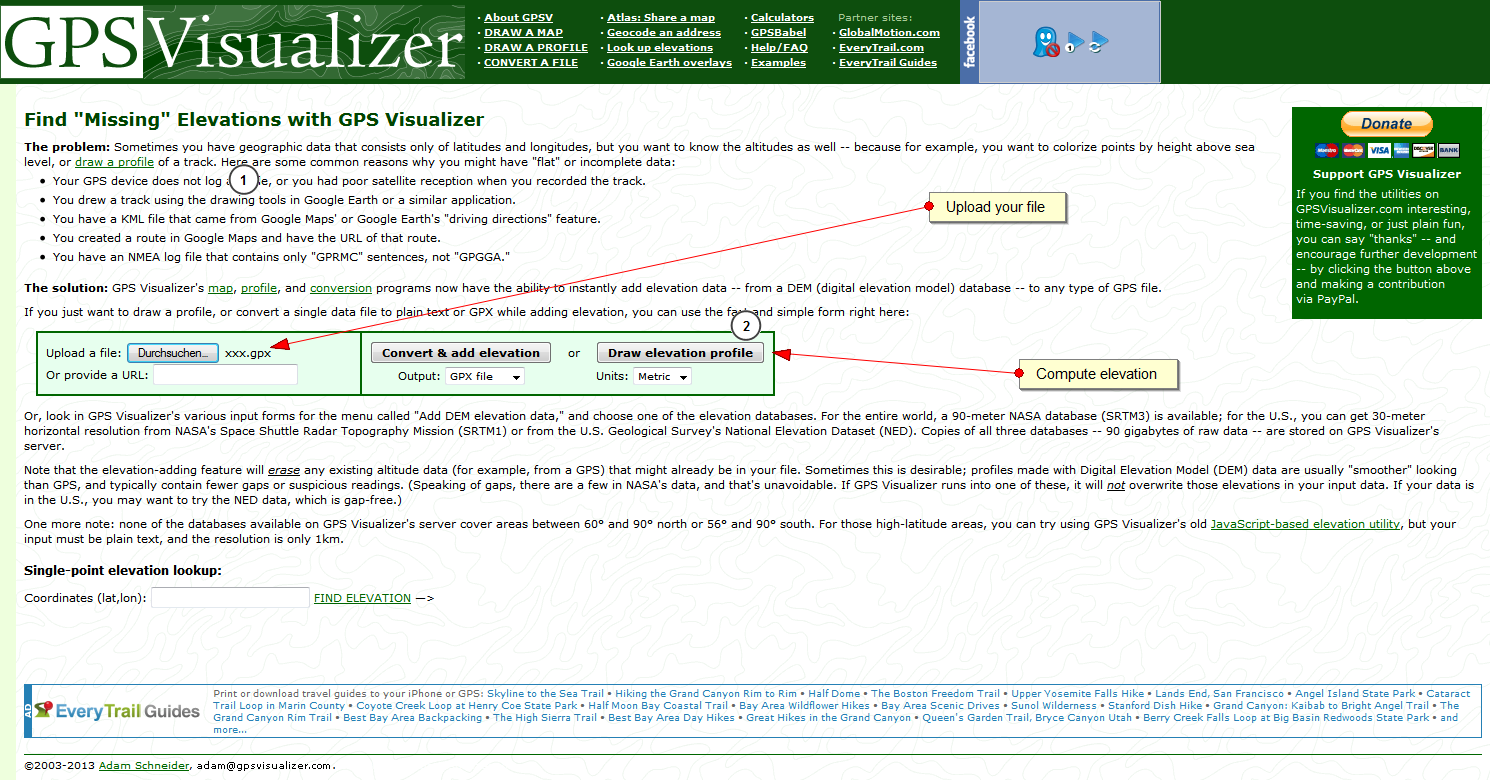 http://www.gpsvisualizer.com/elevation