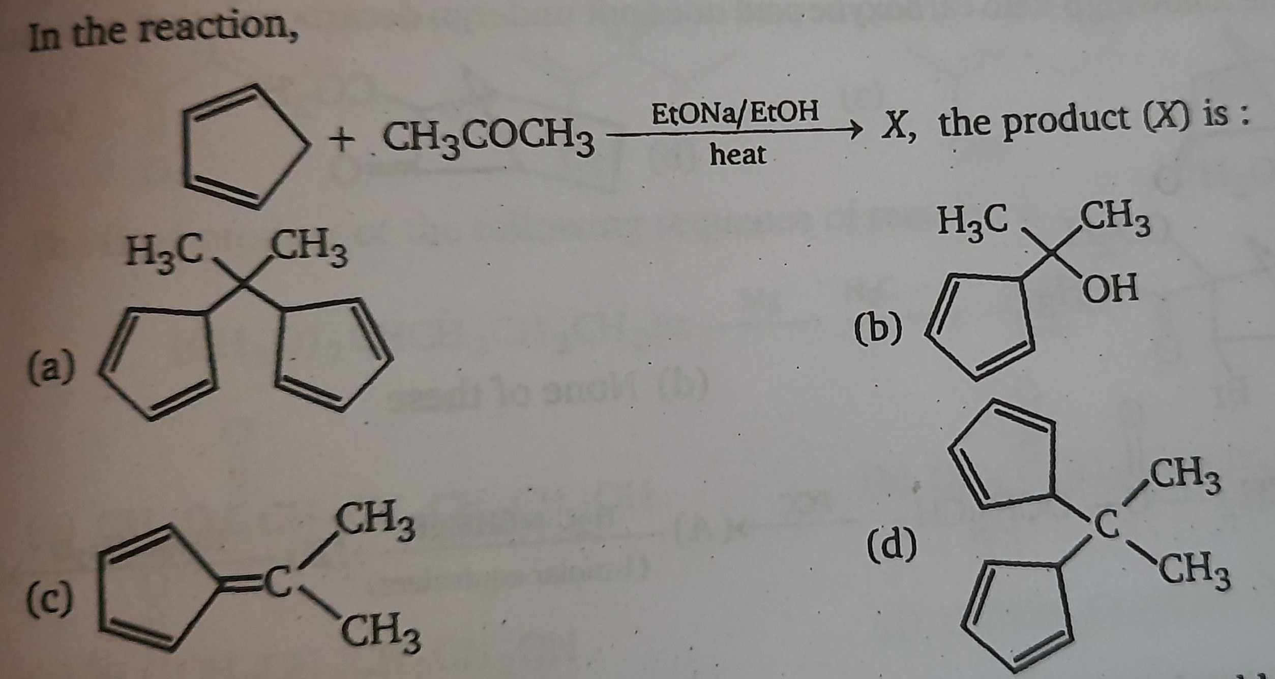 Carbanion reaction with a ketone