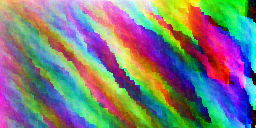 Looks like a tie dye shirt, after a five year old hits every button and slider in photoshop (but only on the right)