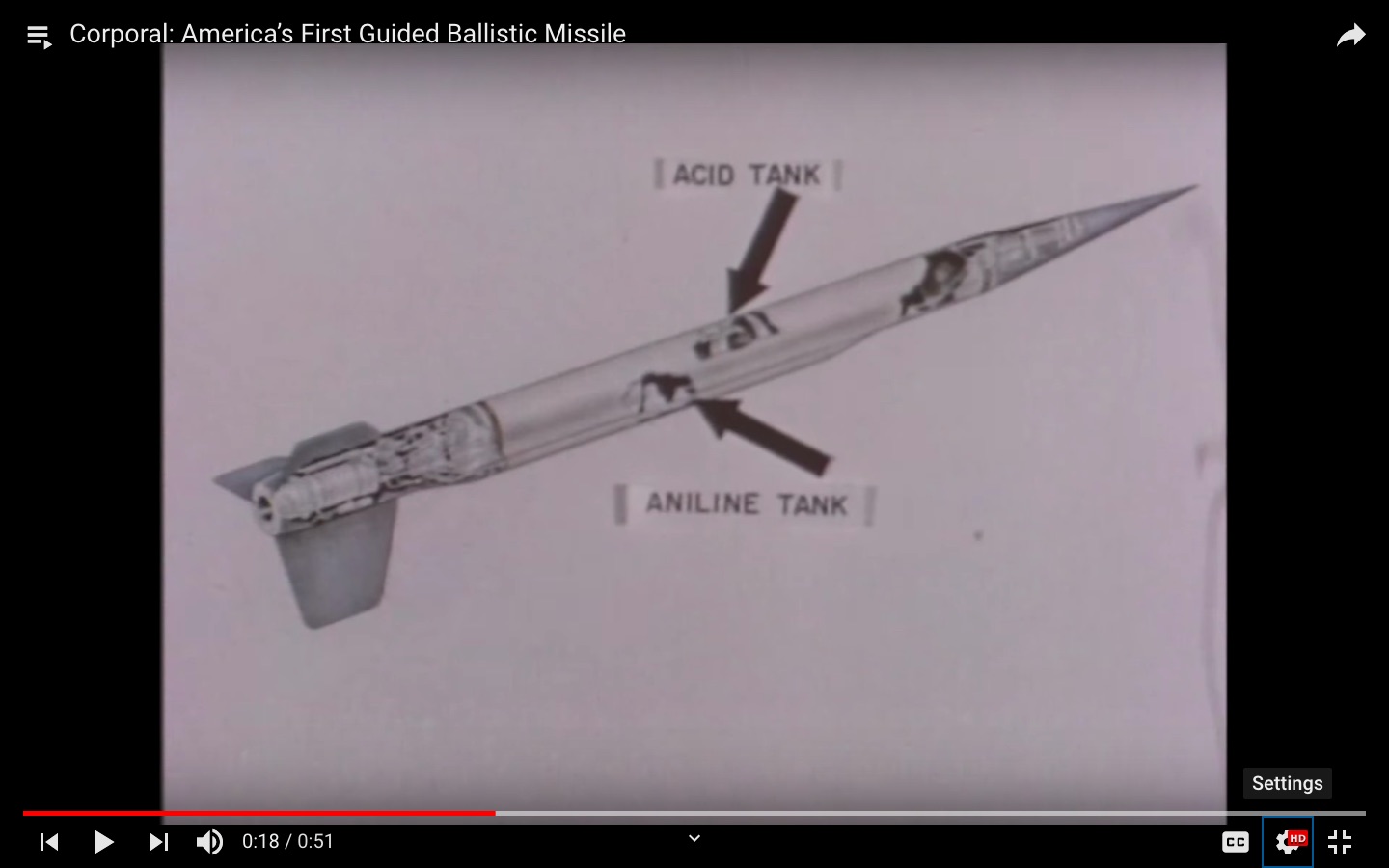 NASA JPL video YouTube video Corporal: America’s First Guided Ballistic Missile