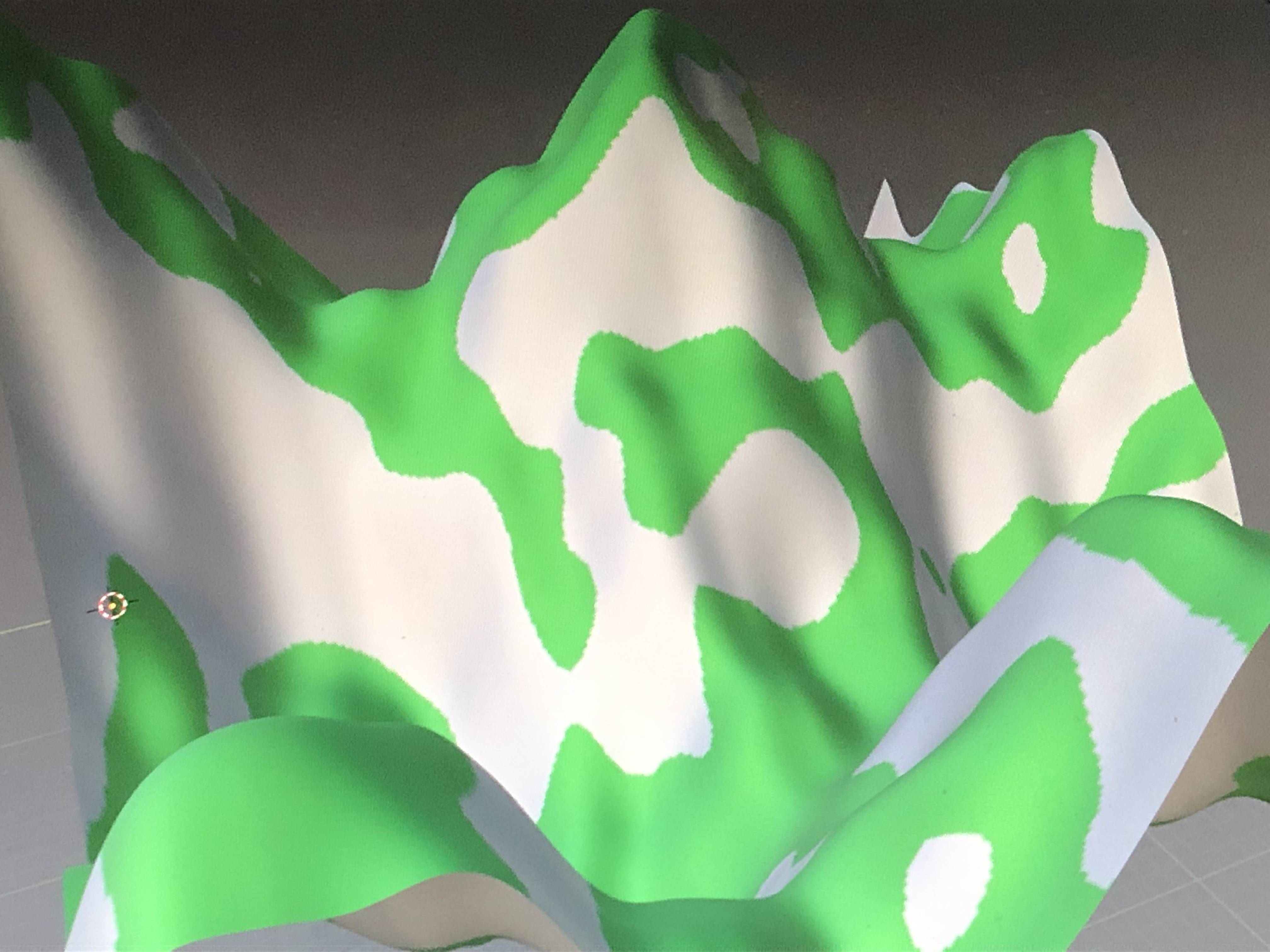 Perlin noise mountains rendered in Blender