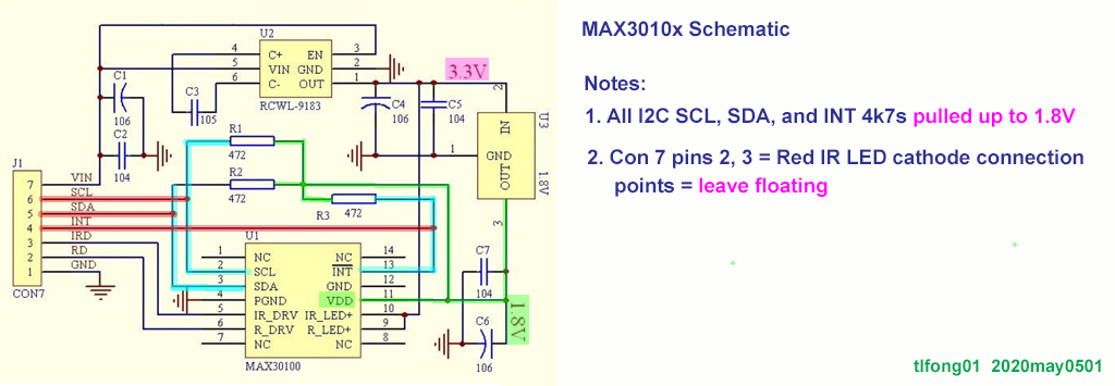 max30100 schematic