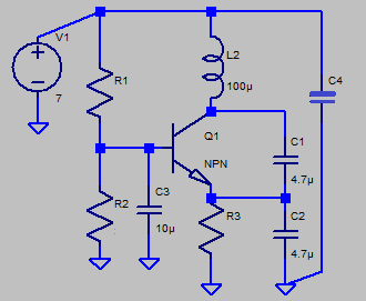 Colpitts oscillator