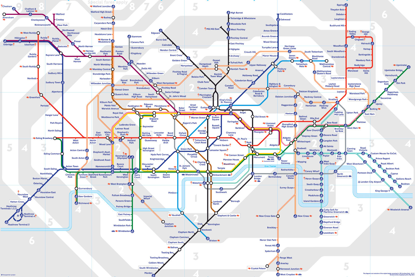 London's tube map