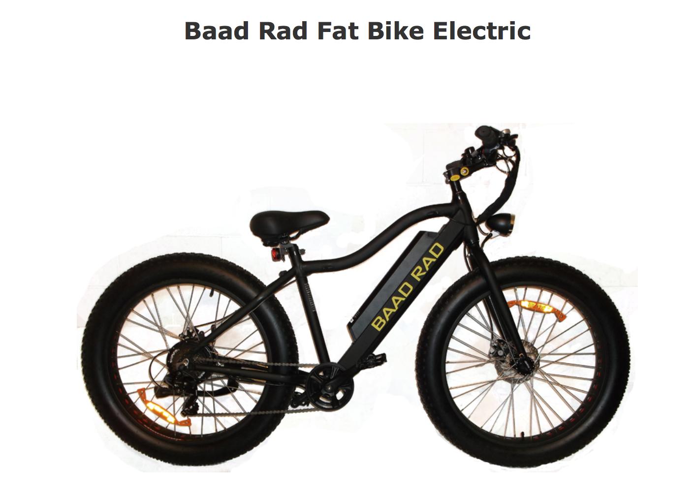 Baad Rad Electric Bike