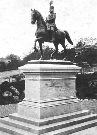 Prince Arisugawa Taruhito equestrian statue