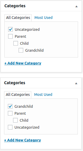 Flattened Categories