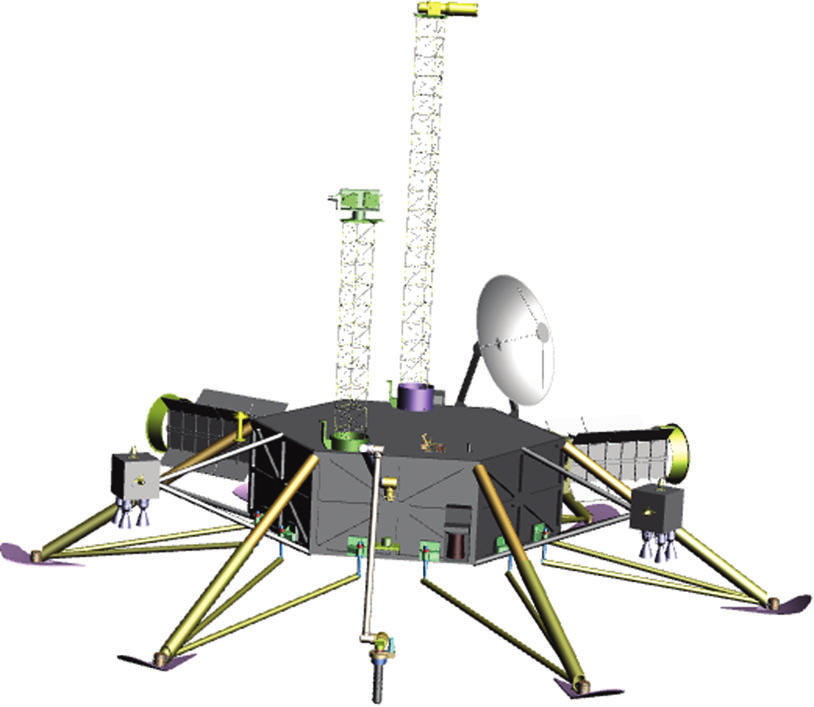 Europa lander — preliminary drawing as of mid-2013