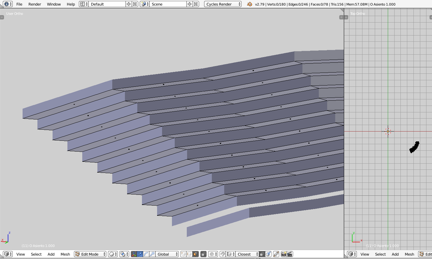 stairs mesh