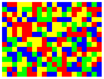 some colored lattice