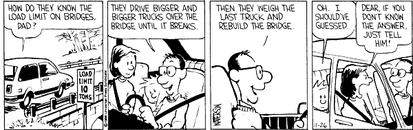 Calvin Hobbes bridge testing