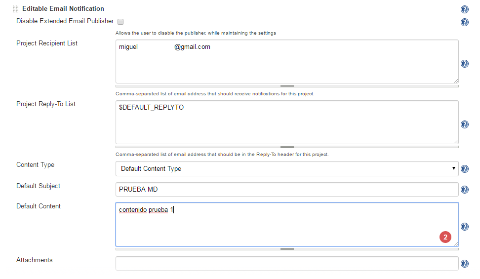 Parte 1 configuracion del job