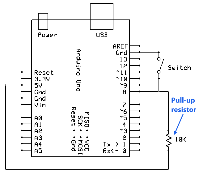 Pull-up resistor