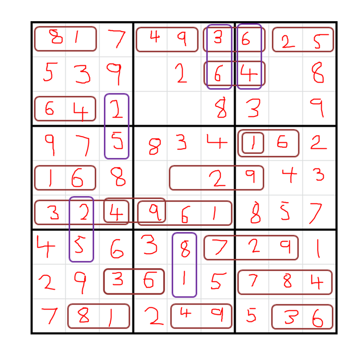 Sudoku with Missing Bits