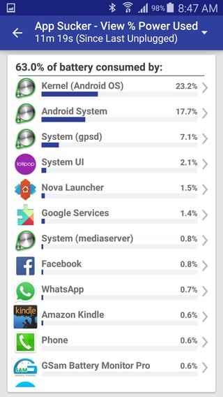 battery doctor stats