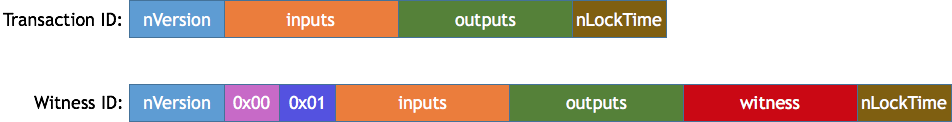 Transaction ID vs. Witness ID