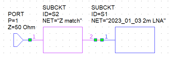 Impedance Matching LNA