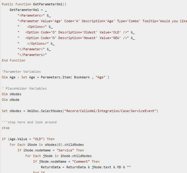 Lame Syntax Highlighting for VBScript