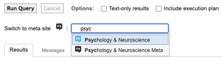 dropdown lets me select ...