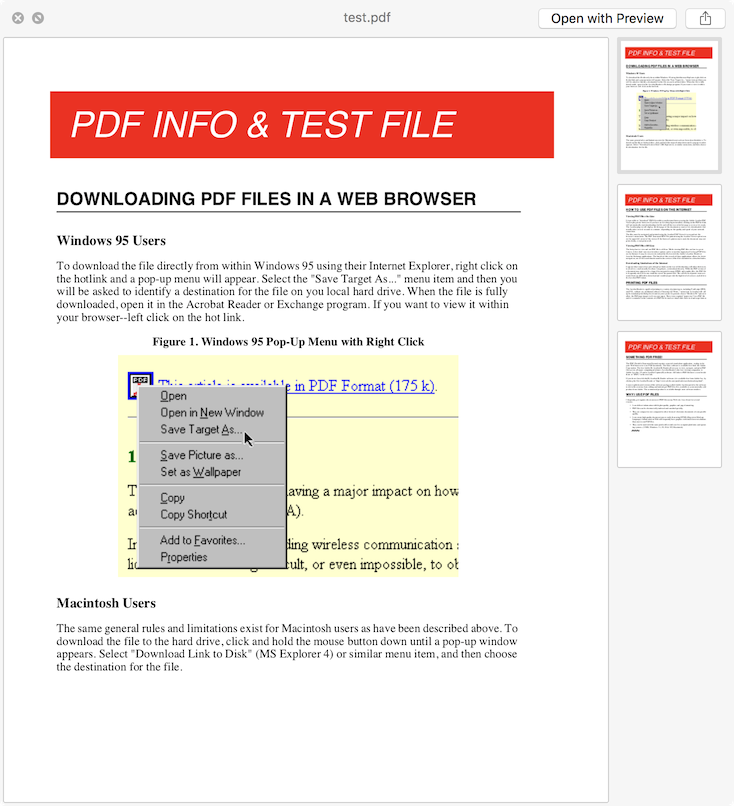 test PDF