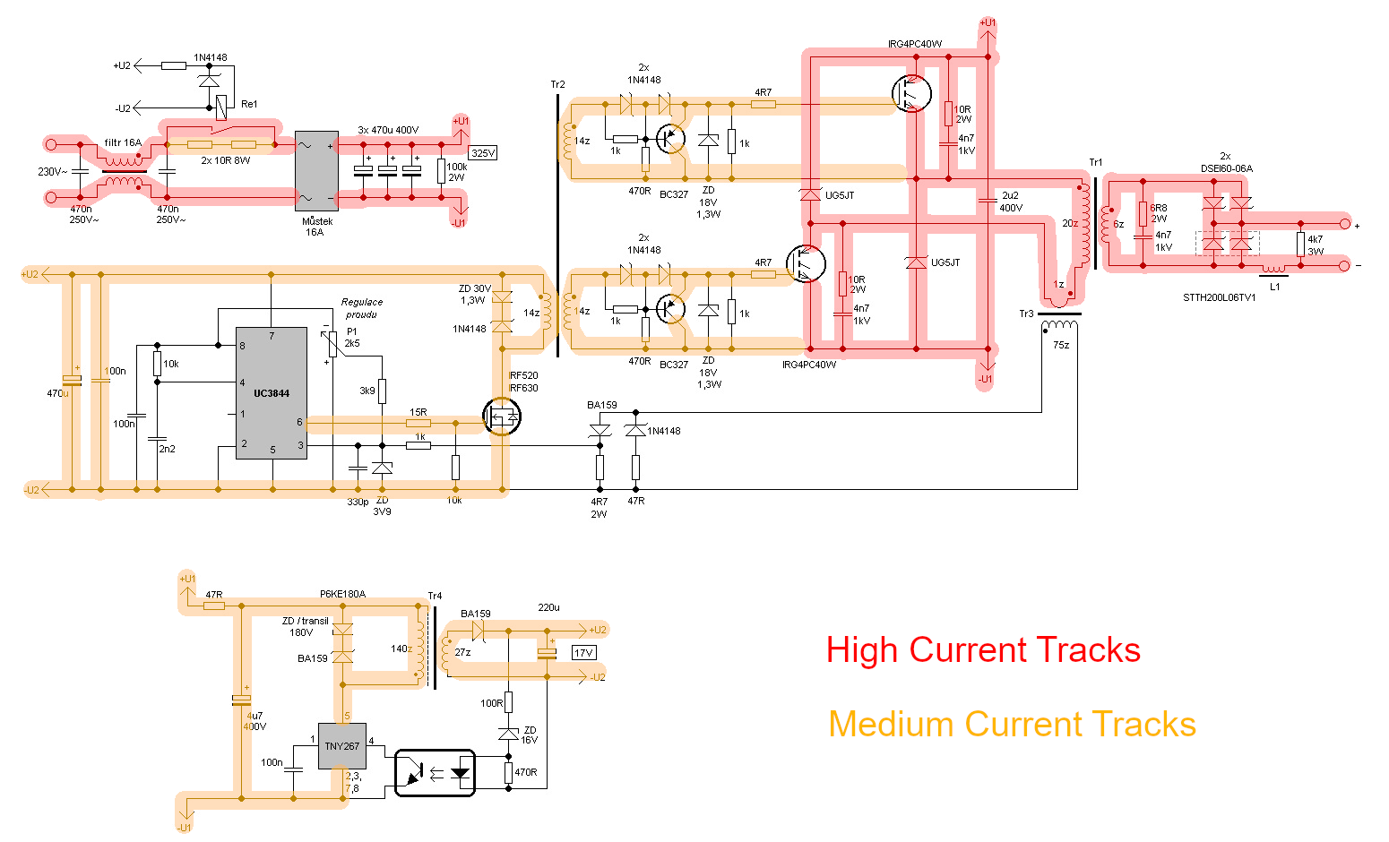 Anticipated track widths...