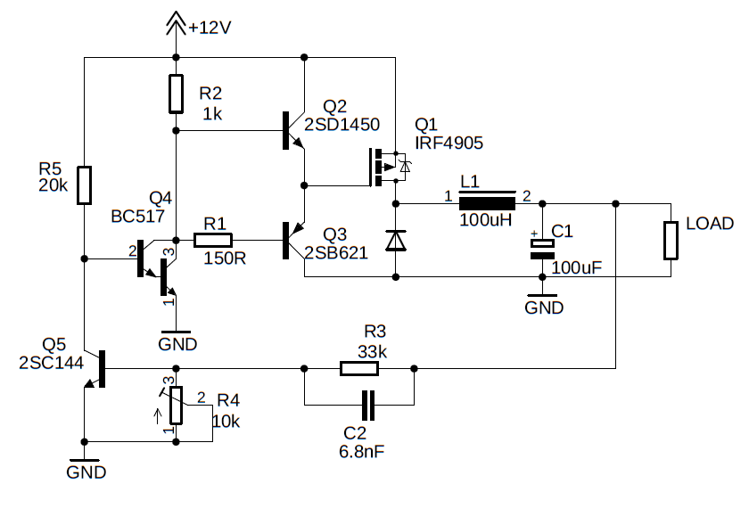 Buck converter circuit