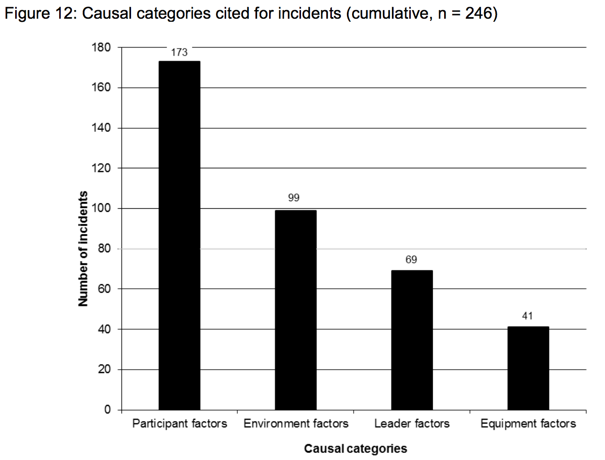 factors cited for incidents