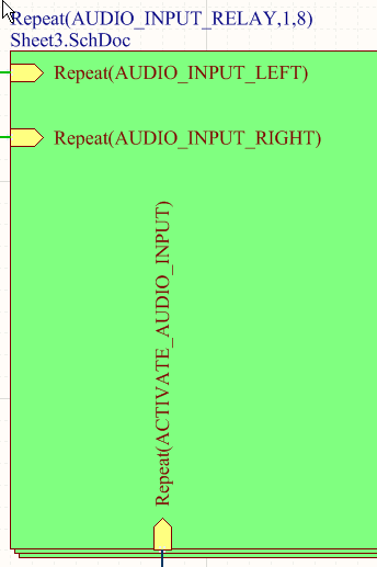 Audio Input Relays