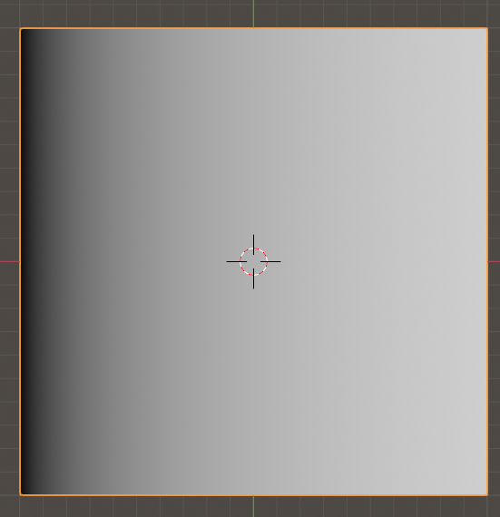 Plane derived from X coordinate only.