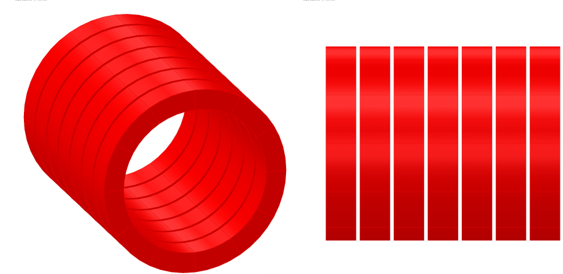 The coil schematic