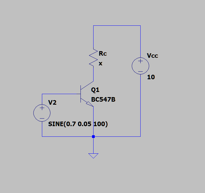 Diagram of the transistor