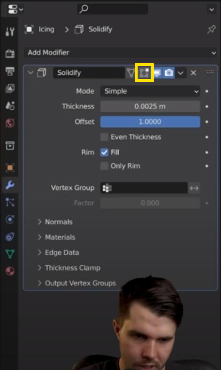 modifier visibility