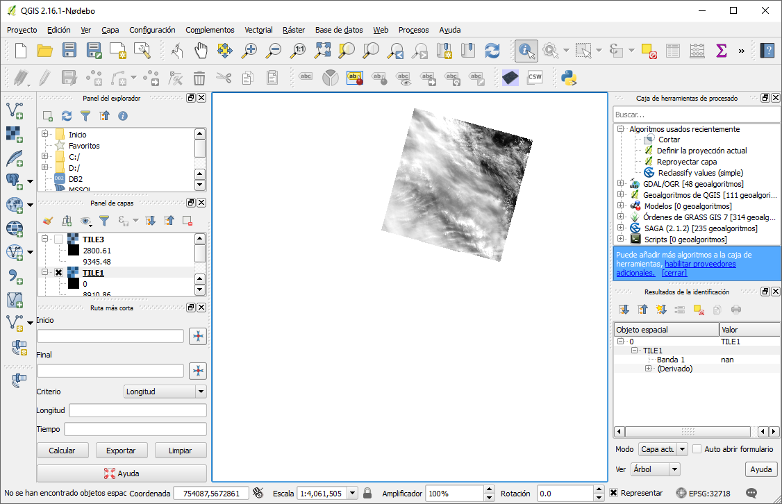 Landsat Tile Float 32