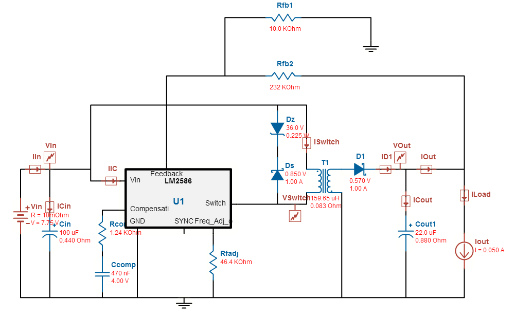 single output flyback