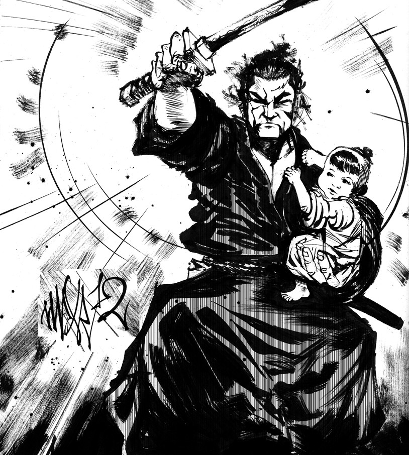 lone wolf and cub