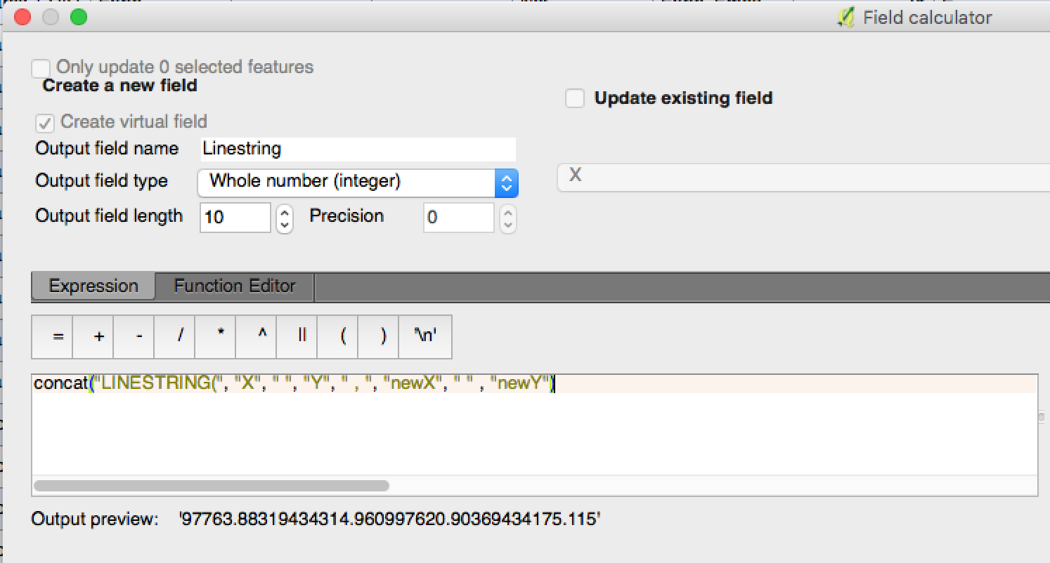 Field calculator