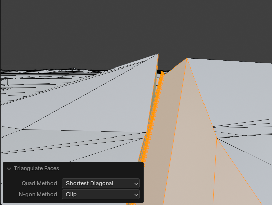 mountain ridge that does not connect, 1