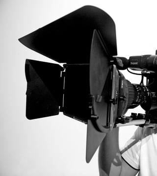 Matte box with barn doors