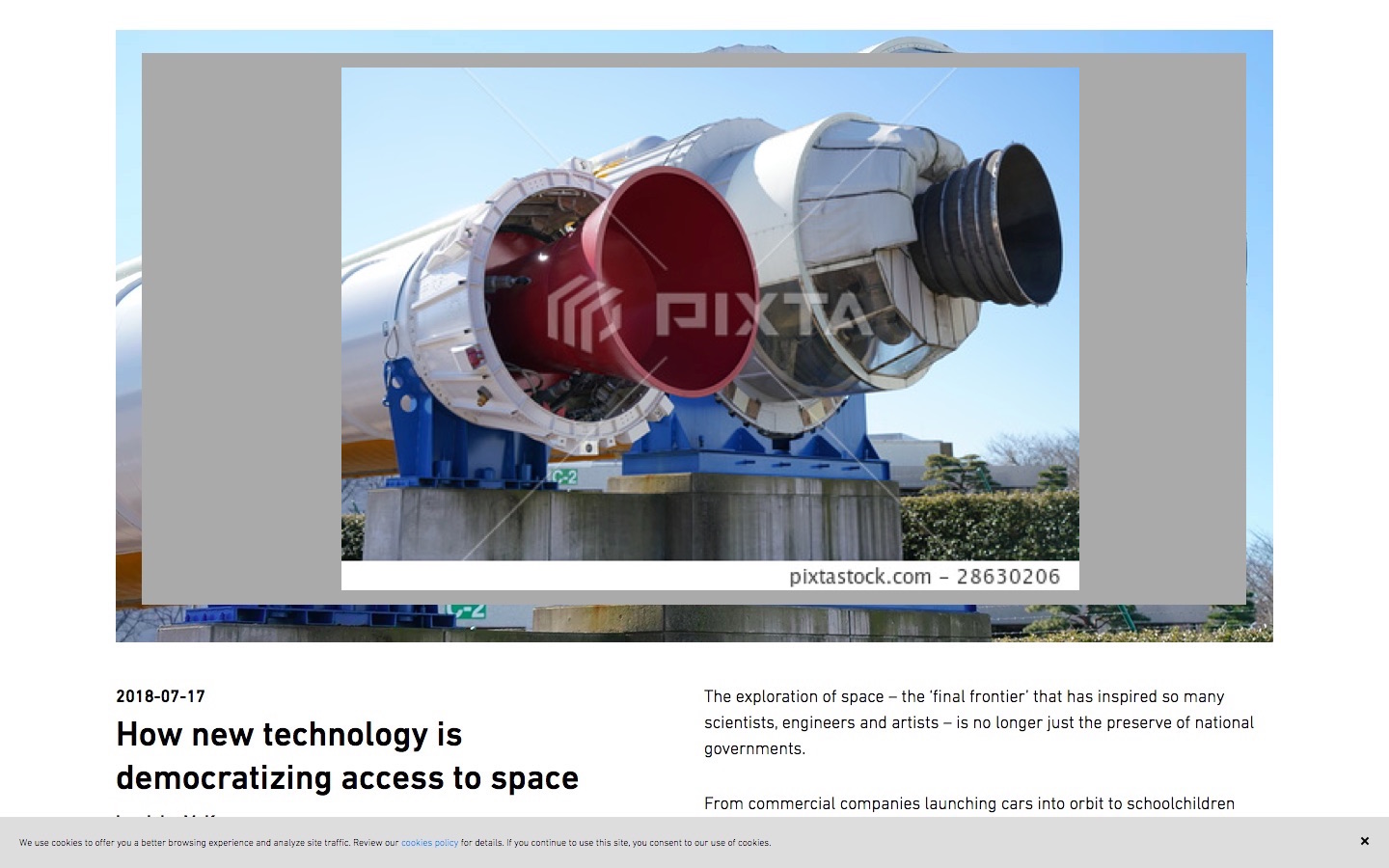 Mitsubishi Heavy Industry "How new technology is democratizing access to space"