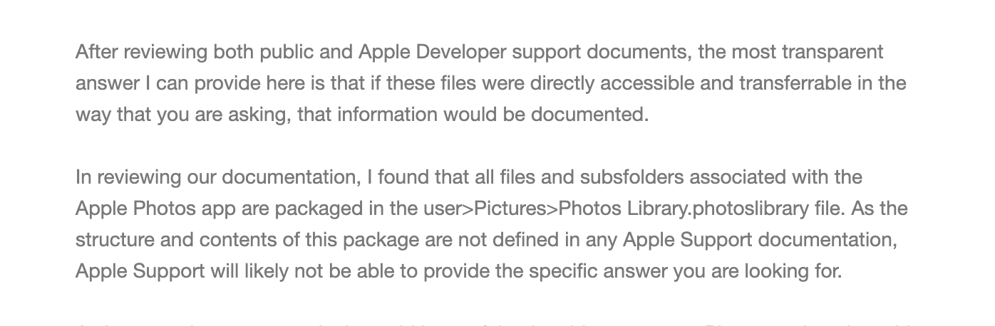 After reviewing both public and Apple Developer support documents, the most transparent answer I can provide here is that if these files were directly accessible and transferrable in the way that you are asking, that information would be documented. In reviewing our documentation, I found that all files and subsfolders associated with the Apple Photos app are packaged in the user>Pictures>Photos Library.photoslibrary file. As the structure and contents of this package are not defined in any Apple Support documentation, Apple Support will likely not be able to provide the specific answer you are looking for.