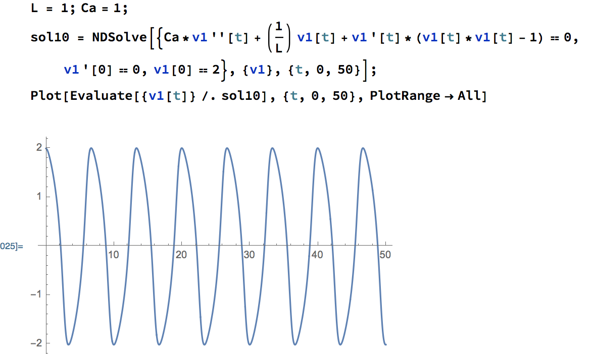 Mathematica result