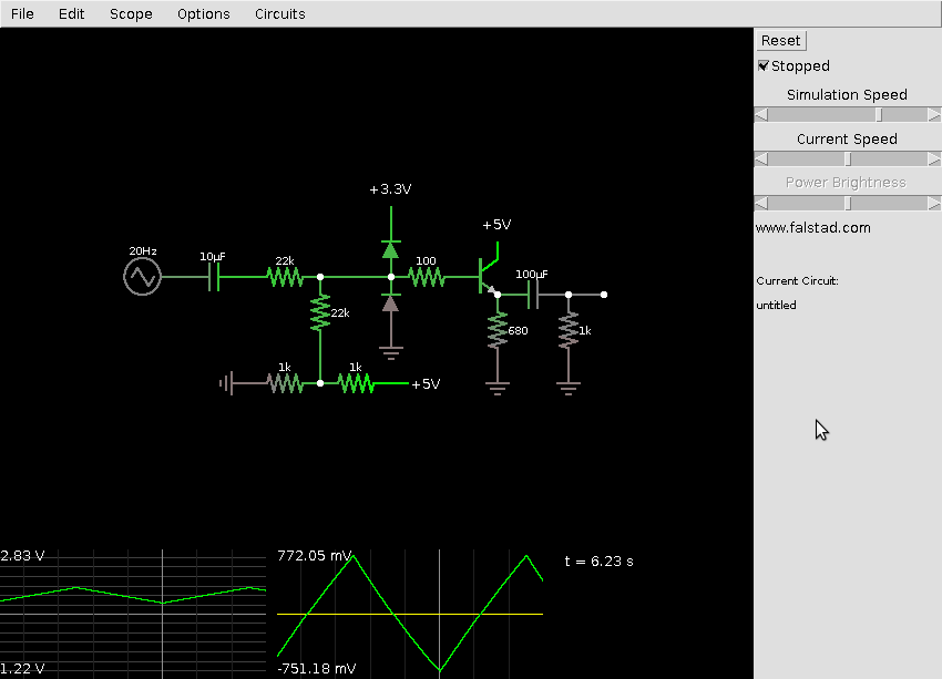 The biasing adds some DC to the AC, muxes it appropriately (not shown), then amplifies it and converts it back to AC