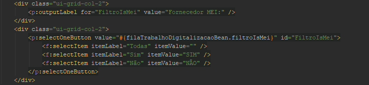 código xhtml do meu button, que manda a resposta para o lado java